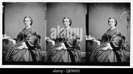 Hinkley, Bell, (attrice), ca. 1860-1865. Foto Stock