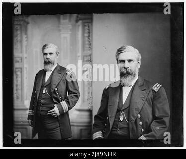 Capitano John M. Moore, 1865-1880. Moore, Capt. John M. U.S.N. [US Navy], tra il 1865 e il 1880. Foto Stock