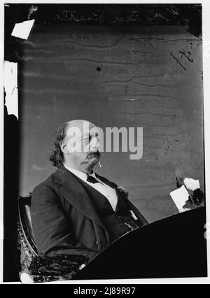 Senatore Benjamin Franklin Butler del Massachusetts, 1870-1880. Benjamin Butler, senatore della massa, tra il 1870 e il 1880. Foto Stock