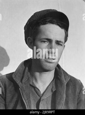 Diritto di figlio della famiglia migratrice nel campo di lavoro della FSA (Farm Security Administration). Calipatria, Imperial Valley, California. Foto Stock