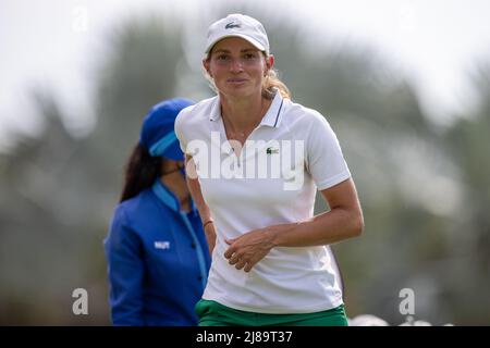 BANG KAPONG THAILANDIA - 13 maggio: Agathe Sauzon di Francia sulla buca 18 durante il secondo round dell'Aramco Team Series al Thai Country Club il 13 maggio 2022 a Bang Kapong, Thailandia (Foto di Orange Pictures) Foto Stock