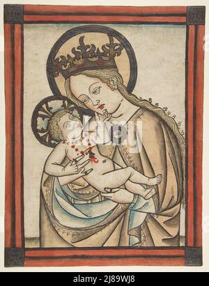 Madonna col Bambino, ca. 1460-70. Foto Stock