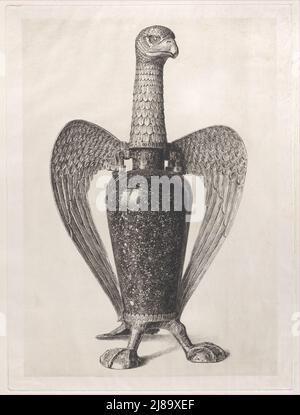 Vaso antico di Porfido, 1864. Foto Stock