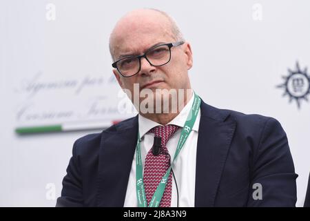 Sorrento, Italia. 14 maggio 2022. Donato Toma Presidente della Regione Molise all'edizione 1st del “verso Sud” organizzata dalla Casa europea Ambrosetti a Sorrento, Napoli il 14 maggio 2022. Credit:Franco Romano/Alamy Live News Foto Stock