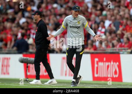 JURGEN KLOPP, THOMAS TUCHEL, CHELSEA V LIVERPOOL, 2022 Foto Stock