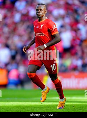 Sadio Mane di Liverpool durante la finale della Emirates fa Cup al Wembley Stadium, Londra. Data foto: Sabato 14 maggio 2022. Foto Stock