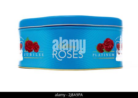 Cadbury Roses Limited Edition Platinum Jubilee Tin Foto Stock