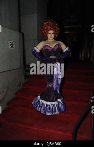 Ali Forney Centres Un posto al Table Gala festeggiando i talenti LGBT rosso tappeto a Cipriani's Wall Street a New York foto di Nadja Sayej Foto Stock