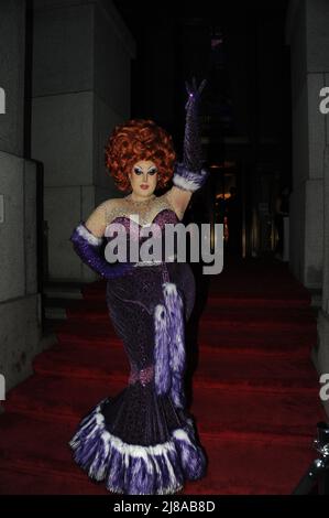 Ali Forney Centres Un posto al Table Gala festeggiando i talenti LGBT rosso tappeto a Cipriani's Wall Street a New York foto di Nadja Sayej Foto Stock