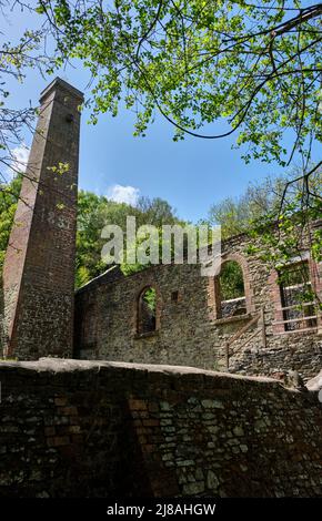 Attività minerarie a Snailbeach, Shropshire Foto Stock