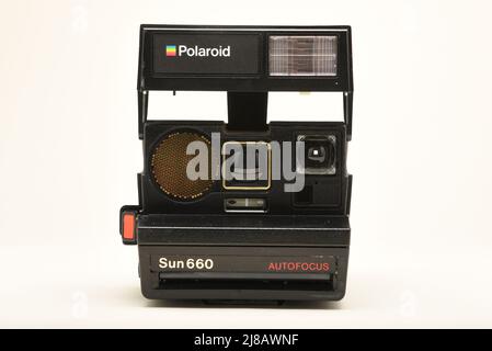 Telecamera istamatica Polaroid Sun 660 Foto Stock