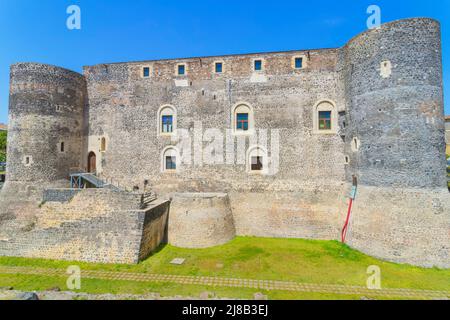 Castello Ursino, Catania, provincia Catania, Sicilia, Italia Foto Stock