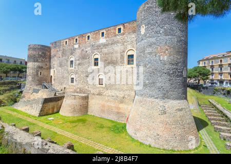 Castello Ursino, Catania, provincia Catania, Sicilia, Italia Foto Stock