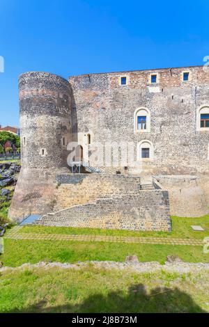 Castello Ursino, Catania, provincia Catania, Sicilia, Italia Foto Stock