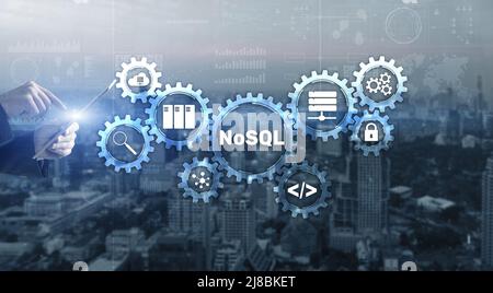 Principi NoSQL per l'implementazione dei meccanismi di gestione dei database Foto Stock