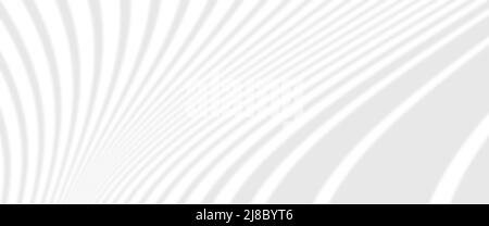 Linee trasparenti di colore blu chiaro e grigio, strati e forme geometriche su sfondo bianco. - foto di scorta Foto Stock