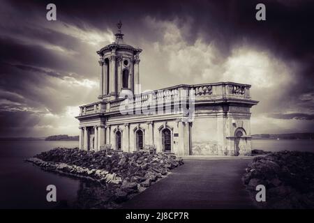 Normanton Church, Rutland Water, Oakham Foto Stock