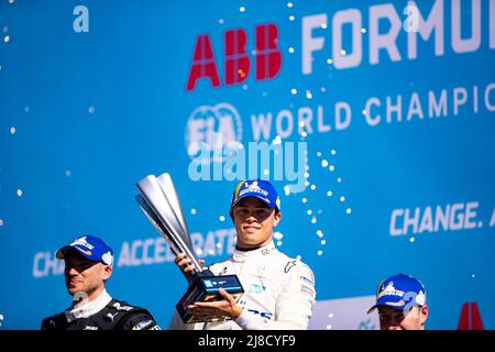 Durante l'ePrix di Berlino 2022, 5th meeting del Campionato Mondiale di Formula e ABB FIA 2021-22, sul circuito di Via dell'Aeroporto Tempelhof dal 13 al 15 maggio, a Berlino - Foto Joao Filipe/DPPI Foto Stock