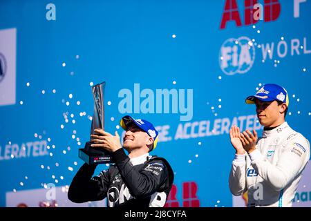 Durante l'ePrix di Berlino 2022, 5th meeting del Campionato Mondiale di Formula e ABB FIA 2021-22, sul circuito di Via dell'Aeroporto Tempelhof dal 13 al 15 maggio, a Berlino - Foto Joao Filipe/DPPI Foto Stock