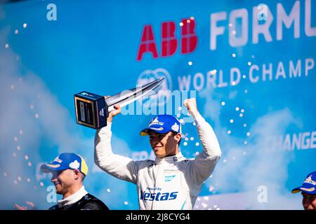 Durante l'ePrix di Berlino 2022, 5th meeting del Campionato Mondiale di Formula e ABB FIA 2021-22, sul circuito di Via dell'Aeroporto Tempelhof dal 13 al 15 maggio, a Berlino - Foto Joao Filipe/DPPI Foto Stock