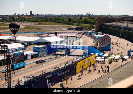 Ambiance durante l'ePrix di Berlino 2022, 5th meeting del Campionato Mondiale di Formula e ABB FIA 2021-22, sul circuito di Via dell'Aeroporto Tempelhof dal 13 al 15 maggio, a Berlino - Foto Joao Filipe/DPPI Foto Stock