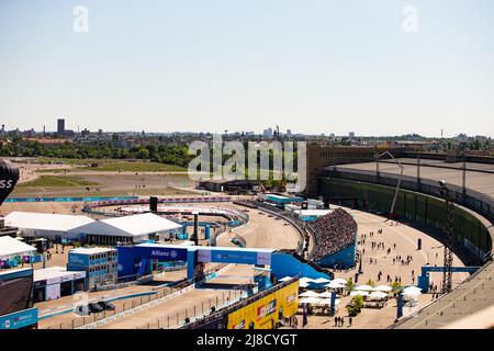 Ambiance durante l'ePrix di Berlino 2022, 5th meeting del Campionato Mondiale di Formula e ABB FIA 2021-22, sul circuito di Via dell'Aeroporto Tempelhof dal 13 al 15 maggio, a Berlino - Foto Joao Filipe/DPPI Foto Stock