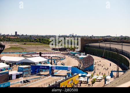 Ambiance durante l'ePrix di Berlino 2022, 5th meeting del Campionato Mondiale di Formula e ABB FIA 2021-22, sul circuito di Via dell'Aeroporto Tempelhof dal 13 al 15 maggio, a Berlino - Foto: Joao Filipe/DPPI/LiveMedia Foto Stock