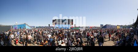 , Ambiente podio, durante l'ePrix di Berlino 2022, 5th meeting del Campionato Mondiale di Formula e ABB FIA 2021-22, sul circuito di Via dell'Aeroporto Tempelhof dal 13 al 15 maggio, a Berlino - Foto: FR..d..ric le Floch/DPPI/LiveMedia Foto Stock