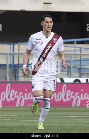SASA Lukic del Torino FC si presenta durante Hellas Verona FC vs Torino FC, 37° Serie A Tim 2021-22 allo stadio Marcantonio Bentegodi di Verona, Italia, ON Foto Stock
