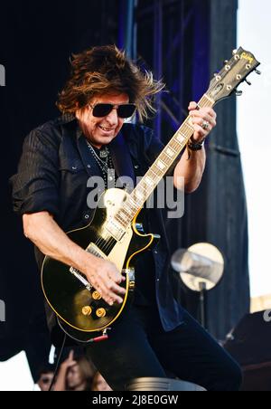 Redondo Beach, California, Stati Uniti. 14th maggio 2022. I pilot del Tempio di pietra sul palco di Redondo Beach California. Credit: Ken Howard/Alamy Live News Foto Stock