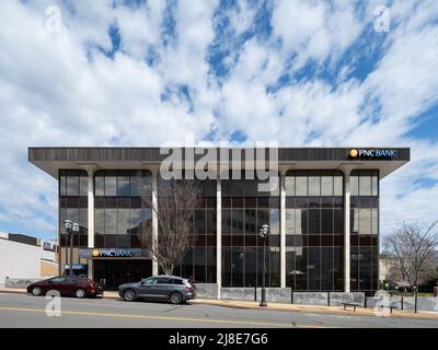 Edificio degli uffici nel centro di Clayton Foto Stock
