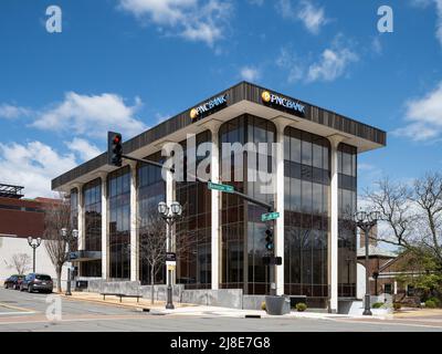 Edificio degli uffici nel centro di Clayton Foto Stock