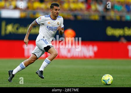 Cadice, Spagna. 15th maggio 2022. Dani Ceballos del Real Madrid durante la partita la Liga tra Cadiz CF e Real Madrid disputata allo stadio Nuevo Mirandilla il 15 maggio 2022 a Cadice, Spagna. (Foto di Antonio Pozo/PRESSINPHOTO) Credit: PRESSINPHOTO SPORTS AGENCY/Alamy Live News Foto Stock