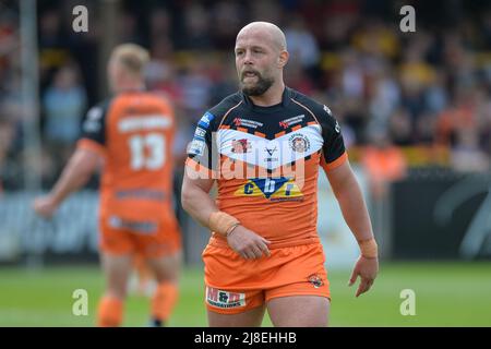 Castleford, Inghilterra - 15th maggio 2022 - Paul McShane di Castleford Tigers. Rugby League Betfred Super League Castleford Tigers vs Hull Kingston Rovers al Mend-A-Hose Stadium, Castleford, Regno Unito Dean Williams Foto Stock