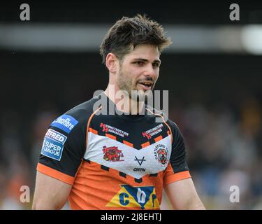 Castleford, Inghilterra - 15th maggio 2022 - Jake Mamo di Castleford Tigers. Rugby League Betfred Super League Castleford Tigers vs Hull Kingston Rovers al Mend-A-Hose Stadium, Castleford, Regno Unito Dean Williams Foto Stock