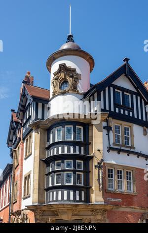 The White Lion Hotel, Great Underbank, Stockport, Greater Manchester, Inghilterra, Regno Unito Foto Stock