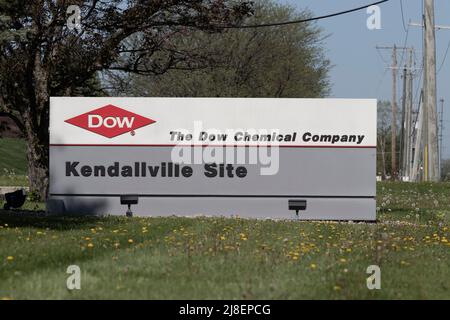Kendallville - Circa Maggio 2022: Stabilimento di produzione di Dow Chemical. Dow è un'azienda chimica globale. Foto Stock