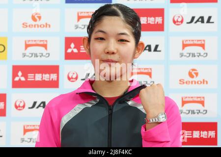 Tokyo Metropolitan Gymnasium, Tokyo, Giappone. 14th maggio 2022. Arisa Kasahara, 14 MAGGIO 2022 - Ginnastica artistica : la cerimonia di premiazione femminile della Coppa NHK 61st al Tokyo Metropolitan Gymnasium di Tokyo, Giappone. Credit: YUTAKA/AFLO SPORT/Alamy Live News Foto Stock