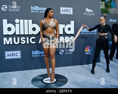 Las Vegas, Stati Uniti. 15th maggio 2022. Megan Thee Stallion partecipa agli annuali Billboard Music Awards che si tengono presso la MGM Grand Garden Arena di Las Vegas, Nevada, il 15 maggio 2022. Foto di Jim Ruymen/UPI Credit: UPI/Alamy Live News Foto Stock