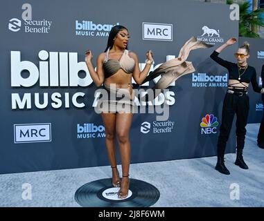 Las Vegas, Stati Uniti. 15th maggio 2022. Megan Thee Stallion partecipa agli annuali Billboard Music Awards che si tengono presso la MGM Grand Garden Arena di Las Vegas, Nevada, il 15 maggio 2022. Foto di Jim Ruymen/UPI Credit: UPI/Alamy Live News Foto Stock