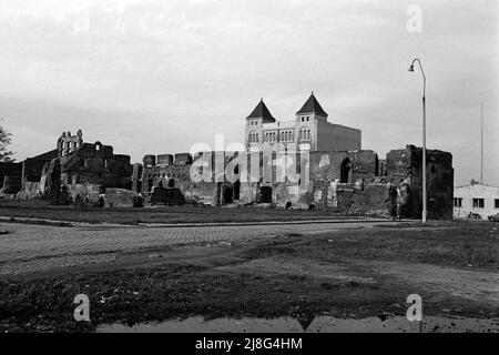 Ruinen in Elbing, Wowoidschaft Ermland-Masuren, 1967. Edifici distrutti a Elblag, Voivodato Warmian-Masuriano, 1967. Foto Stock