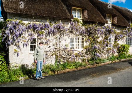 Brockhampton inferiore. Un villaggio bucolico nel cuore del Dorsetshire. Foto Stock