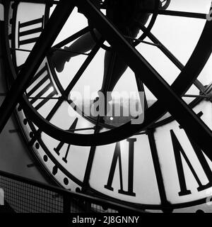 Orsay Clock, Parigi. Foto Stock