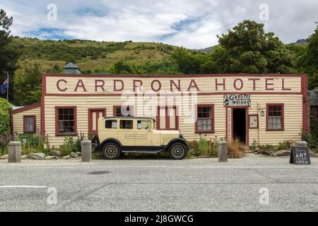 Cardrona Hotel, Central Otago, Nuova Zelanda Foto Stock