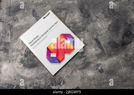 La versione 1998 dello sviluppatore di programmi Microsoft Visual Studio v6,0 Professional Edition Foto Stock
