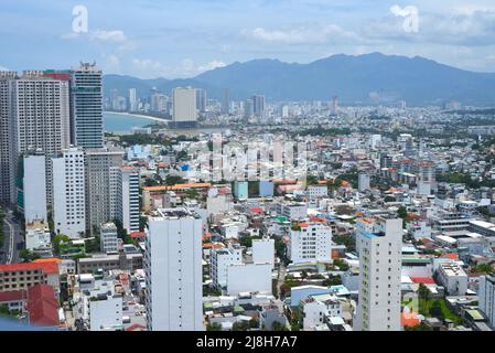 A nord della città di Nha Trang, architettura vietnamita Foto Stock