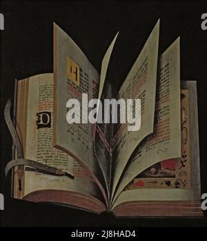 MS 572 F.1426 ha istoriato la prima 'e' raffigurante San Pietro come primo vescovo di Roma da un antifona di Santa Maria del Carmine di Camaldolese, Don Simone (fl.1381-) (& scuola); Museo di San Marco, Firenze, Italia; Italiano, fuori copyright. Foto Stock