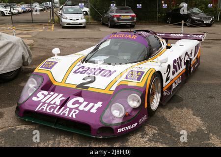 Jaguar XJR-9 (1988 le Mans 24hr Winner), Jaguar Centenary Day, 15 maggio 2022, Brooklands Museum, Weybridge, Surrey, Inghilterra, Gran Bretagna, Regno Unito, Europa Foto Stock