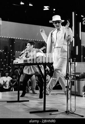 Thomas Dolby ai Grammy Awards nel 1984 credito: Ron Wolfson / MediaPunch Foto Stock