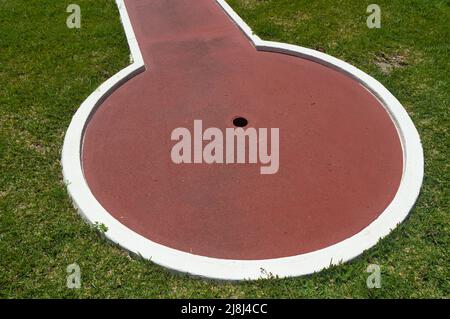 Mini Golf Scene. Sport e hobby Foto Stock